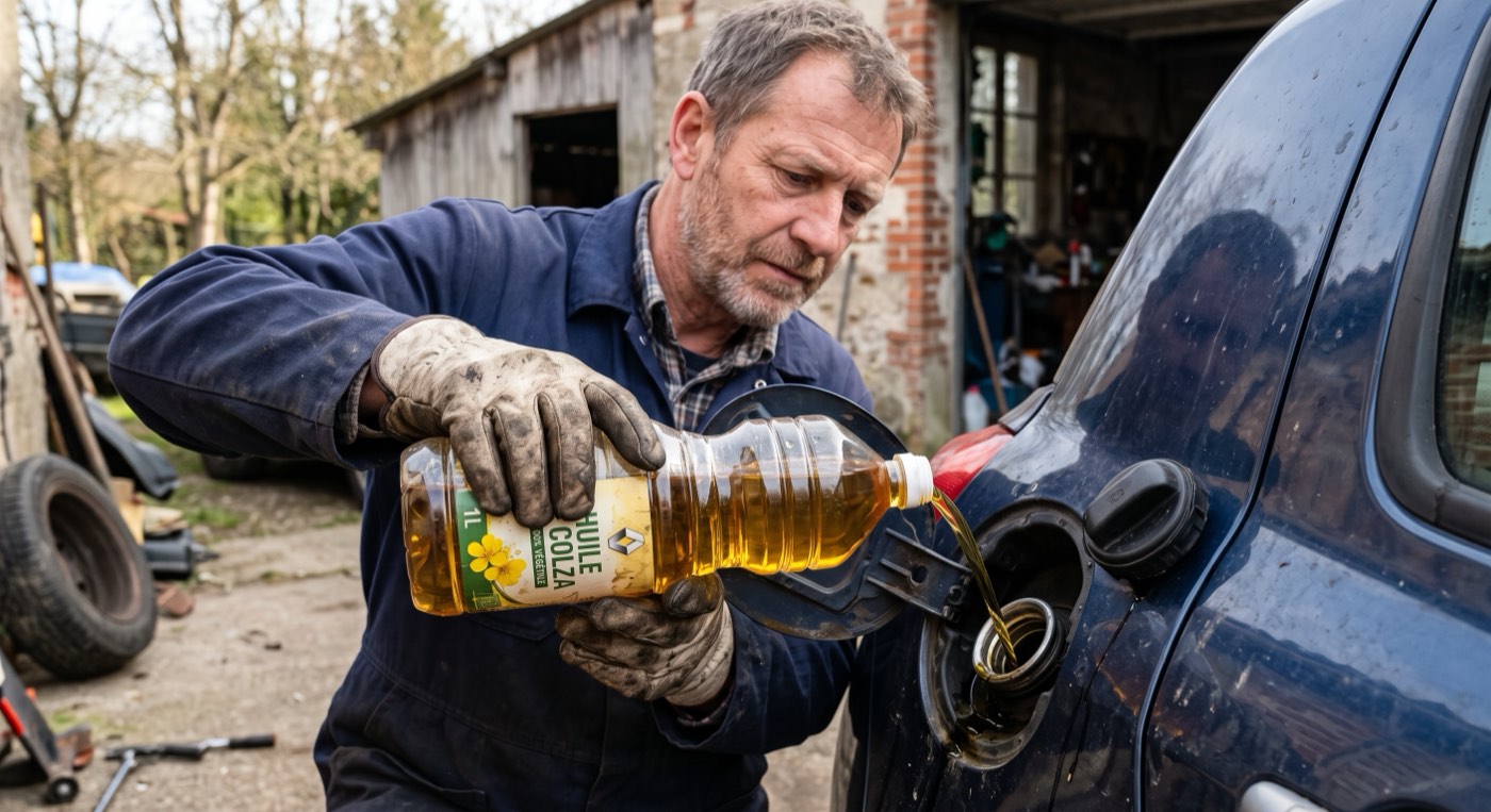 Illustration Huile de colza dans un moteur diesel : 90 € d'économie par mois, mais quels risques ?